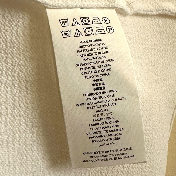 Michael Kors White Cold Shoulder Ruffle Top - Picture 6 of 6